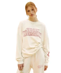 Stranger Things x PacSun Upside Down Crew Sweatshirt Fro Man