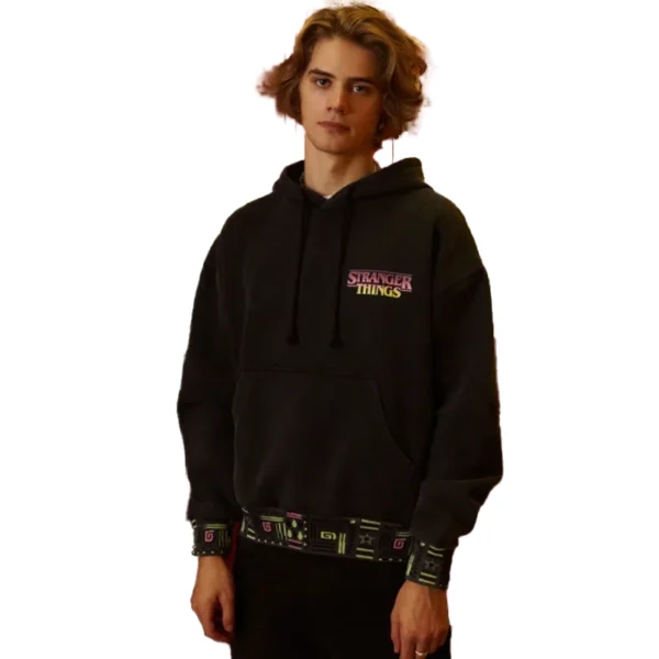 Stranger Things x PacSun Upside Down Hoodie US Artistic Leather