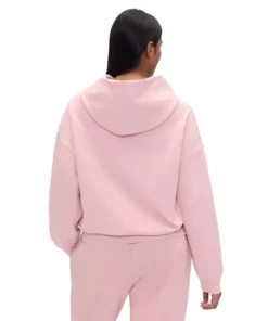 Summer Fridays Heavyweight Oversized Logo Pink Hoodie