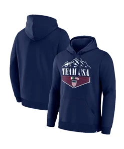 Team USA 2026 Winter Olympics Diamond Hoodie – Navy Blue