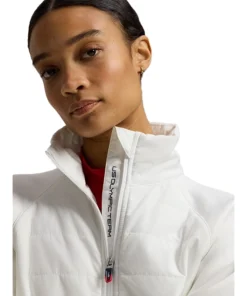 Team USA Polo Ralph Lauren 2026 Winter Olympics White Hybrid Zip Jacket