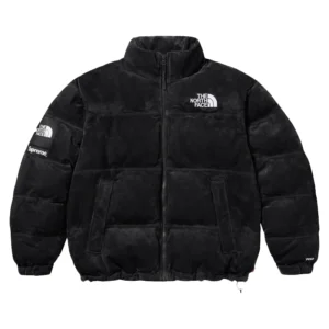 Unisex Supreme The North Face Suede Nuptse Jacket
