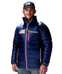 Winter Olympics 2026 Columbia Team USA Puffer Jacket