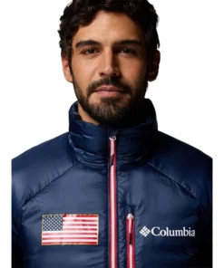 Winter Olympics 2026 Columbia Team USA Puffer Jacket For Woman