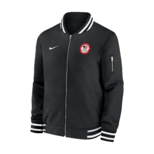 Winter Olympics 2026 Nike Black Team USA Full-Zip Bomber Jackets