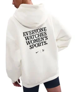 everyone watches women's sports hoodie