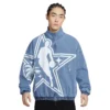 2026 NBA All-Star Game Nike Standard Issue On-Court Full-Zip Game Jacket - Light Blue
