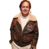 2026 Winter Olympics Polo Ralph Lauren Team USA Brown Leather Flight Jacket For Man