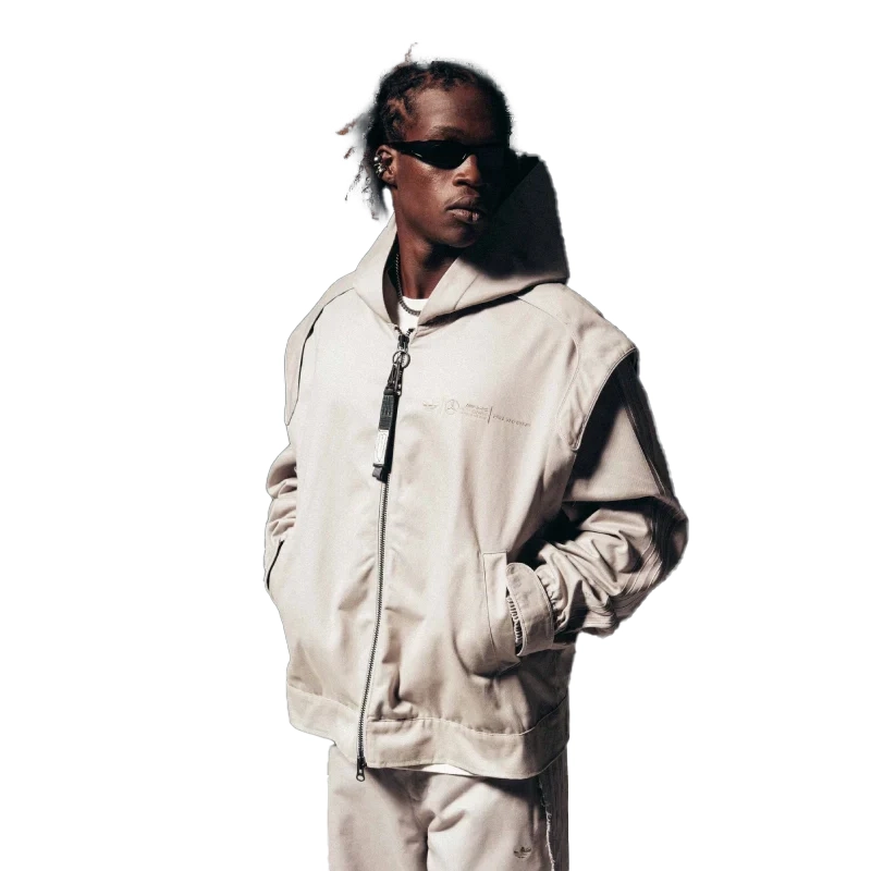 Adidas Para Bad Bunny x Mercedes-AMG F1 Racing Zip Up Track Jacket For 2025