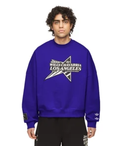 Adidas x Willy Chavarria Star Logo Crewneck Sweatshirt For 2026