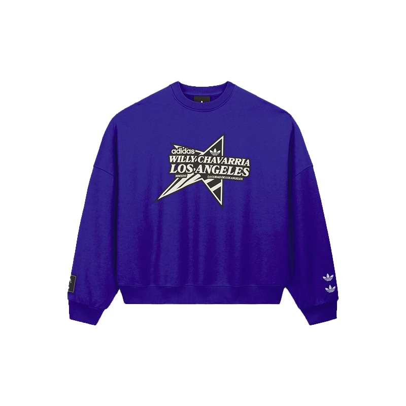 Adidas x Willy Chavarria Star Logo Crewneck Sweatshirt For Woman