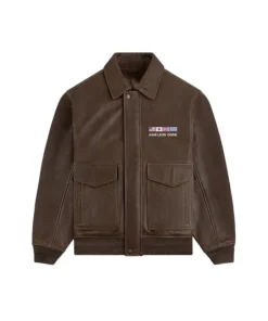 Alternative view of Aime Leon Dore World’s Borough Leather Flight Jacket