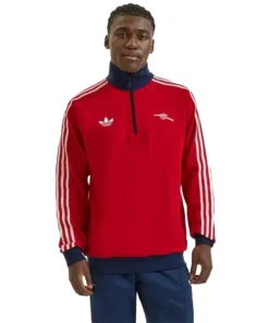 Alternative view of Arsenal Adidas 25/26 Half Zip Jacket