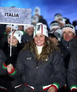 EA7 Emporio Armani Team Italy Milano Cortina 2026 Winter Olympics Opening Ceremony Bomber Jackets