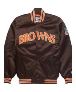 HOMAGE X Starter Browns Satin Jacket