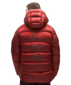 Lululemon Winter Olympics 2026 Team Canada Red Hooded Puffer Jacket