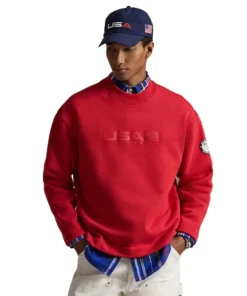 Men’s Polo Ralph Lauren Team USA Fleece Mockneck Sweatshirt