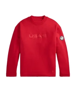 Men’s Polo Ralph Lauren Team USA Fleece Mockneck Sweatshirt 2026