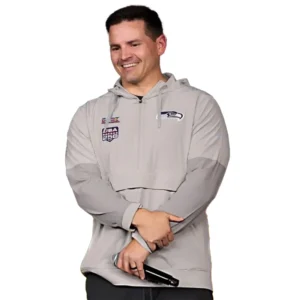 Mike MacDonald Super Bowl LX Opening Night Anorak Jacket For Woman