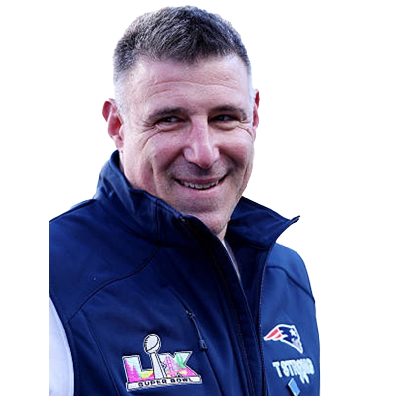 Mike Vrabel Patriots Super Bowl LX T Strong Vest For 2026