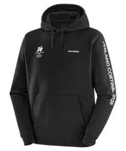 Milano Cortina 2026 Olympics Salomon Logo Graphic Hoodie 2025