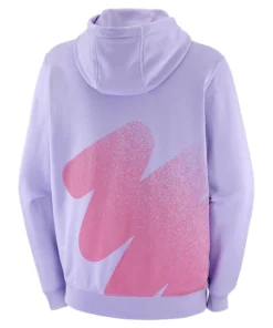 Milano Cortina 2026 Olympics Salomon Logo Graphic Purple Hoodie 2026