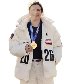 Alternative view of Hilary Knight Closing Ceremony Team USA Flagbearer Jacket