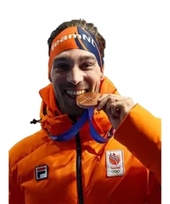 Milano Cortina 2026 Winter Olympics Opening Ceremony Team Netherlands Kjeld Nuis Puffer Jacket