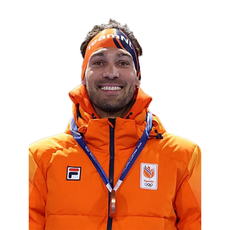 Milano Cortina 2026 Winter Olympics Opening Ceremony Team Netherlands Kjeld Nuis Puffer Orange Jacket