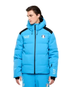 Olympic Team EA7 Armani FISI Italian Team Down Blue Jackets