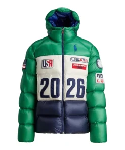 Olympics 2026 Polo Ralph Lauren Team USA Closing Ceremony Hawthorne Jacket For Man