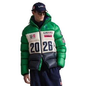 Olympics 2026 Polo Ralph Lauren Team USA Closing Ceremony Hawthorne Jacket For Unisex