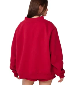Parke & Brunch Valentine’s Mockneck Sweatshirt For Unisex