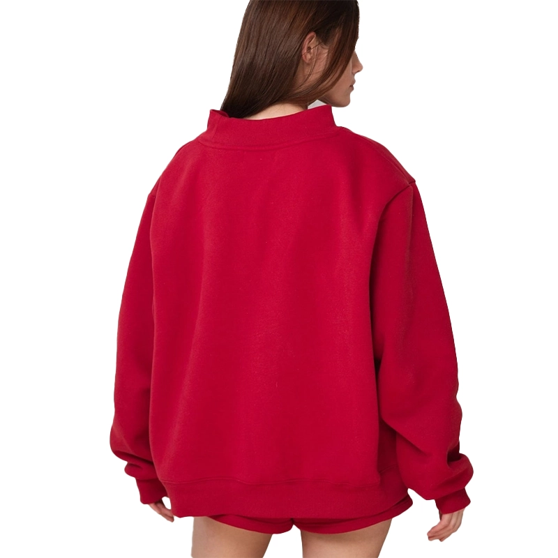 Parke & Brunch Valentine’s Mockneck Sweatshirt For Unisex