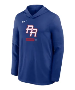 Puerto Rico 2026 World Baseball Classic Long Sleeve Hoodie T-Shirt For Woman