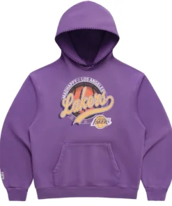 Madhappy x Los Angeles Lakers Purple Hoodie