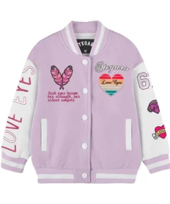 Rosie Love Eyes Stegaro Varsity Jacket