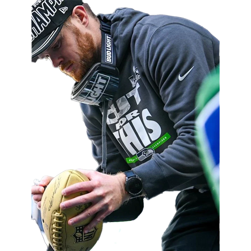 Sam Darnold Seahawks Super Bowl LX Cut For This Parade Hoodie Man