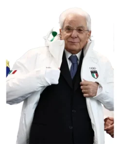 Sergio Mattarella 2026 Winter Olympics Team Italy Jacket For Woman