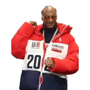 Snoop Dogg Olympics 2026 Team USA Puffer Jacket
