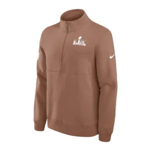 Super Bowl LX Crew Half-Zip Sweatshirt