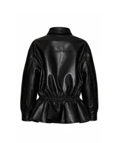Alternative view of Charli XCX Black Leather Jacket