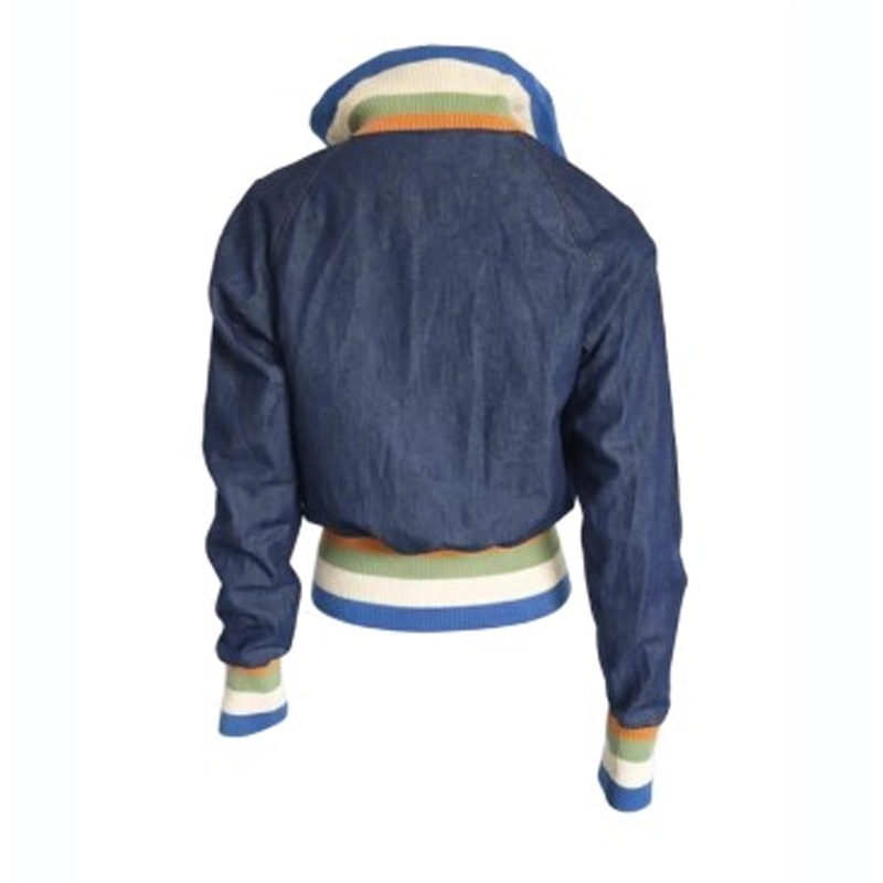 Unisex Electric Bloom 2026 Ruby Marino Denim Zip Jacket