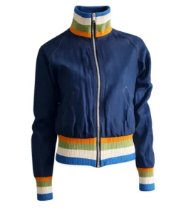 Electric Bloom 2026 Ruby Marino Denim Zip Jacket