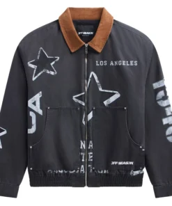Unisex Off Season Black 2026 NBA All-Star Game Workwear Full-Zip Jacket For Woman