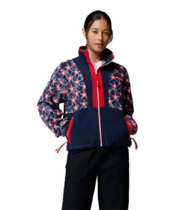 Winter Olympics 2026 Columbia Team USA Fleece Jacket For Woman