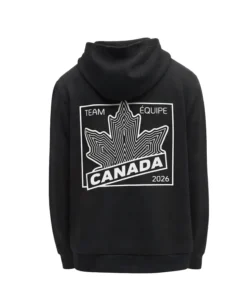 Winter Olympics 2026 Lululemon Team Canada Black Hoodies