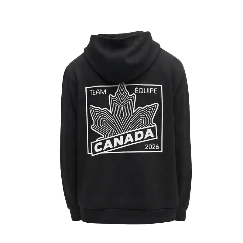 Winter Olympics 2026 Lululemon Team Canada Black Hoodies