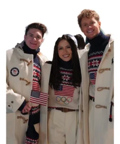 Winter Olympics 2026 Polo Ralph Lauren Team USA Opening Ceremony Toggle Cream Coats