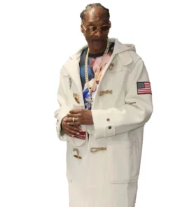 Winter Olympics 2026 Snoop Dogg Polo Ralph Lauren Team USA Opening Ceremony Toggle Coat – Cream